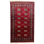 Hand Knotted Karachi Bokhara Red Rug - 159 x 94 cm