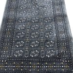Afghan Bokhara Design Grey Runner Rug - 800 x 80cm - Image 5