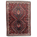 Hand Knotted Shiraz Persian Rug - 155 x 105 cm