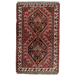 Persian Hand Knotted Shiraz Rug- 130 x 76 cm