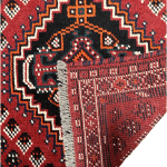 Persian Hamd Knotted Shiraz Rug - 125 x 75 cm - Image 4