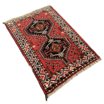 Shiraz Hand Knotted Persian Rug - 125 x 75 cm - Image 3