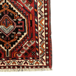 Hand Knotted Shiraz Persian Carpet-125 x 75 cm - Image 2