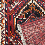 Hand Knotted Shiraz Persian Carpet-125 x 75 cm - Image 5