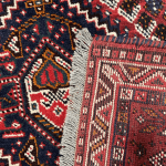 Hand Knotted Shiraz Persian Rug - 155 x 105 cm - Image 5