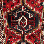 Hand Made Persian Shiraz Carpet- 125 x 73 cm - Image 4