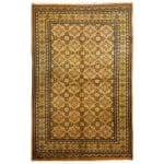 244 x 158cm Hand Knotted Karachi Jaldar Bokhara – Wool Rug