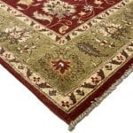 276 x 171cm Hand Knotted Afghan Chobi Oriental Wool Rug - Image 4
