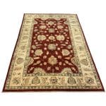 267 x 186cm Hand Knotted Chobi Ziegler Wool Rug - Image 3