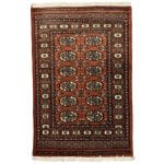 120 x 80cm Hand Knotted Karachi Bokhara – Orange Rug
