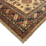 248 x 206cm Hand Knotted Afghan Kazak Wool Rug - Image 4