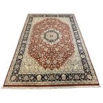 275 x 183cm Hand Knotted Afghan Chobi Sutri Wool Rug - Image 3