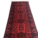 297 x 77cm Handwoven Afghan Khal Mohammadi Runner Rug - Image 6