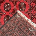 292 x 78cm Hand Knotted Red Afghan Akche Wool Runner Rug - Image 8