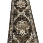 600 x 80cmPersian Vintage Design Machine Made – Beige Runner Rug - Image 4