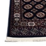 600 x 80cm Bokhara Design Machine Made – Navy Rug - Image 7