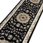800 x 80cm Persian Machine Made – Navy Runner Rug - Image 3