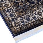 600 x 80cm All Over Floral Persian Kashan Design – Navy Runner Rug - Image 7