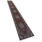 600 x 80cm Persian Royal Mashad Design – Red Runner Rug - Image 9
