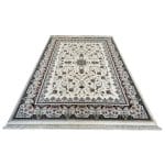 350 x 250cm High Quality Persian Tabriz – White Rug - Image 3