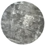 160 x 160cm Modern Plain Light Grey Round Rug