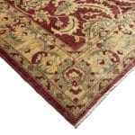 290 x 200cm Hand Knotted Afghan Chobi Ziegler Wool Rug - Image 4