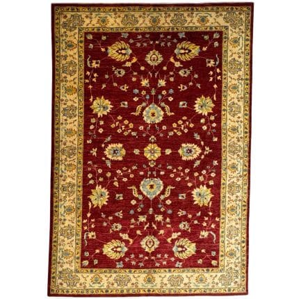 296 x 196cm Hand Knotted Afghan Chobi Ziegler Wool Rug
