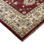 288 x 197cm Hand Knotted Afghan Chobi Ziegler Wool Rug - Image 4