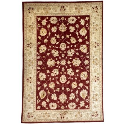 294 x 193cm Hand Knotted Afghan Chobi Ziegler Wool Rug