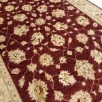 294 x 193cm Hand Knotted Afghan Chobi Ziegler Wool Rug - Image 8