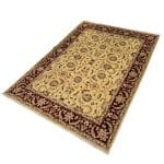 238 x 172cm Hand Knotted Beljik Chobi Belgian Wool Rug - Image 4