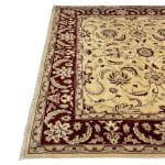 238 x 172cm Hand Knotted Beljik Chobi Belgian Wool Rug - Image 7
