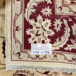 238 x 172cm Hand Knotted Beljik Chobi Belgian Wool Rug - Image 9