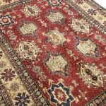 276 x 193cm Hand Knotted Afghan Kazak Wool Rug - Image 6