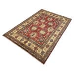 276 x 193cm Hand Knotted Afghan Kazak Wool Rug - Image 7