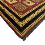 272 x 203cm Hand Woven Tribal Afghan Kilim Sumak – Wool Rug - Image 4