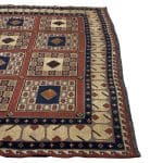 248 x 197cm Hand Woven Tribal Afghan Kilim Sumak – Wool Rug - Image 6