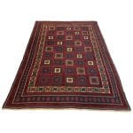 264 x 205cm Hand Woven Tribal Afghan Kilim Sumak – Wool Rug - Image 3