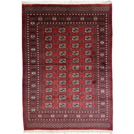 240 x 172cm Hand Knotted Karachi Bokhara – Wool Rug