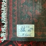 278 x 199cm Hand Knotted Afghan Akche – Wool Rug - Image 6