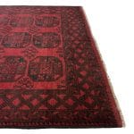 280 x 190cm Hand Knotted Afghan Akche – Wool Rug - Image 5