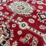 300 x 193cm Hand Knotted Afghan Kazak Wool Rug - Image 4