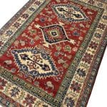 241 x 164cm Hand Knotted Afghan Kazak Wool Rug - Image 2