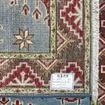 288 x 99cm Hand Knotted Afghan Kazak Wool Runner Rug - Image 8