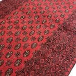 292 x 195cm Hand Knotted Afghan Akche Bokhara – Wool Rug - Image 2