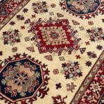176 x 123cm Hand Knotted Afghan Kazak – Wool Rug - Image 4