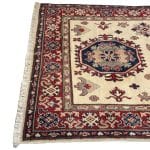 176 x 123cm Hand Knotted Afghan Kazak – Wool Rug - Image 5