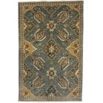 130 x 84cm Hand Knotted Afghan Chobi Ziegler Wool Rug