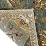 130 x 84cm Hand Knotted Afghan Chobi Ziegler Wool Rug - Image 5