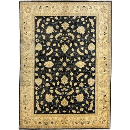 210 x 151cm Hand Knotted Afghan Chobi Ziegler Wool Rug